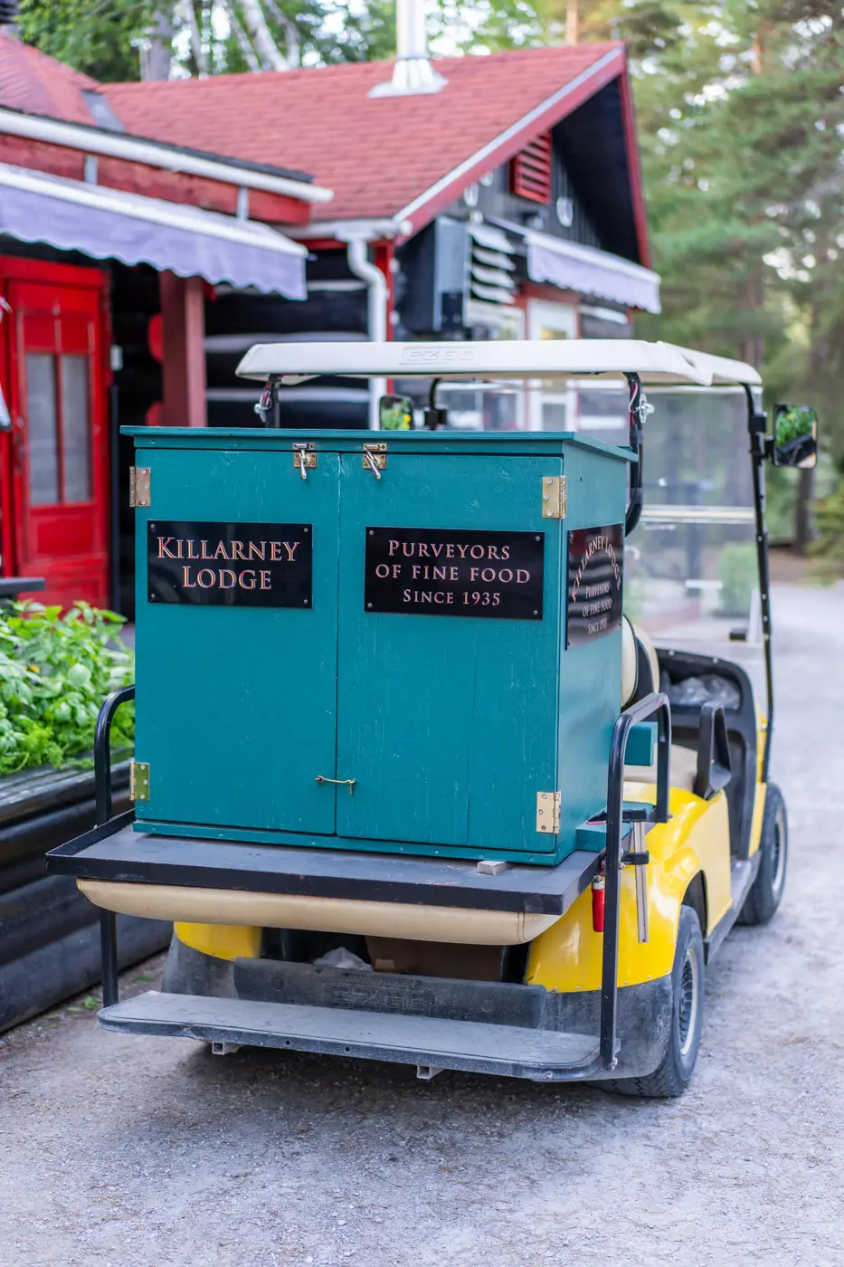 Cabin stays include meal delivery during our dining hours.