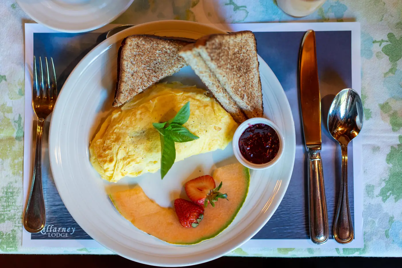 Breakfast at Killarney Lodge in Algonquin Park.
