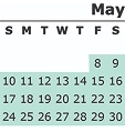 Calendar May