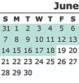 Calendar June
