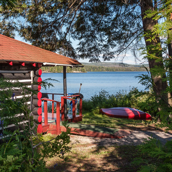 private canoe and cabin lake view killarney lodge
