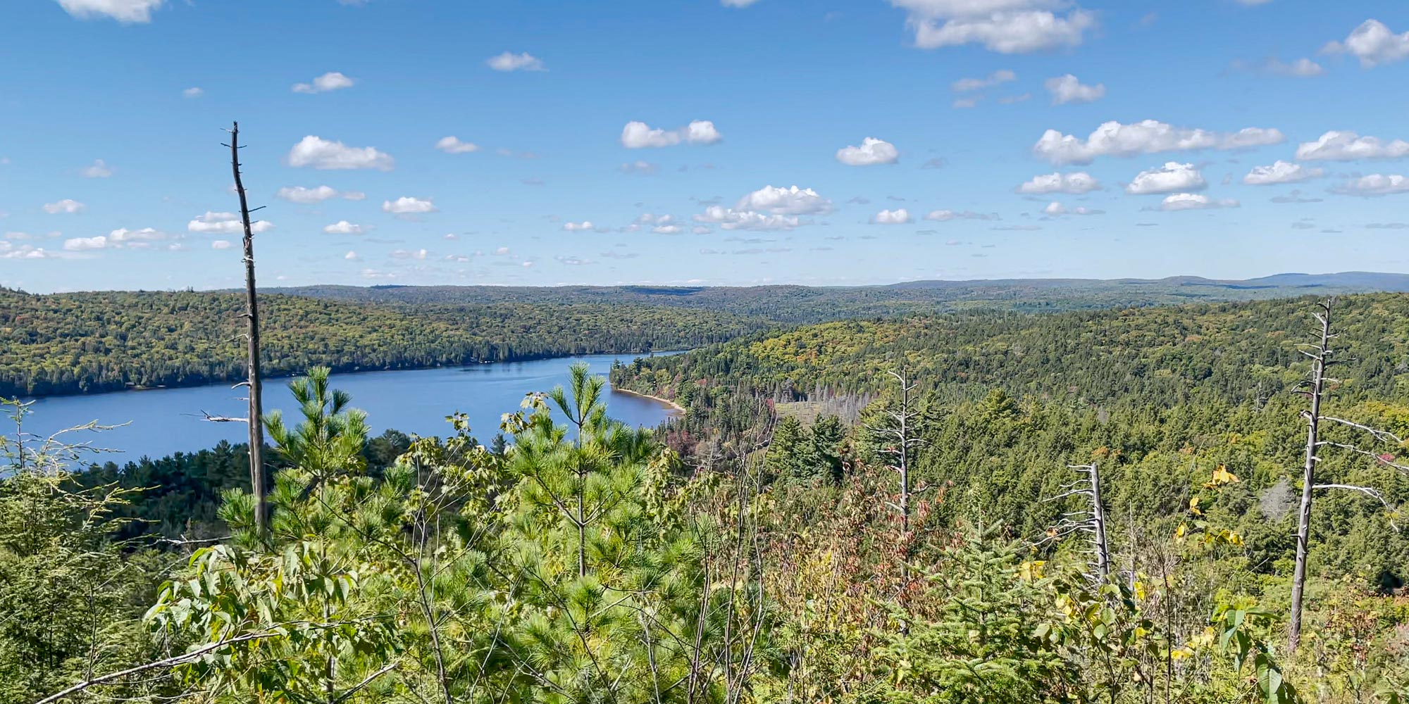 enjoy picnic lunch in Algonquin Park